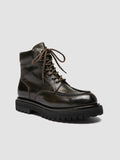 EVENTUAL DD 110 - Brown Leather Lace Up Boots - thumb image 3,side view