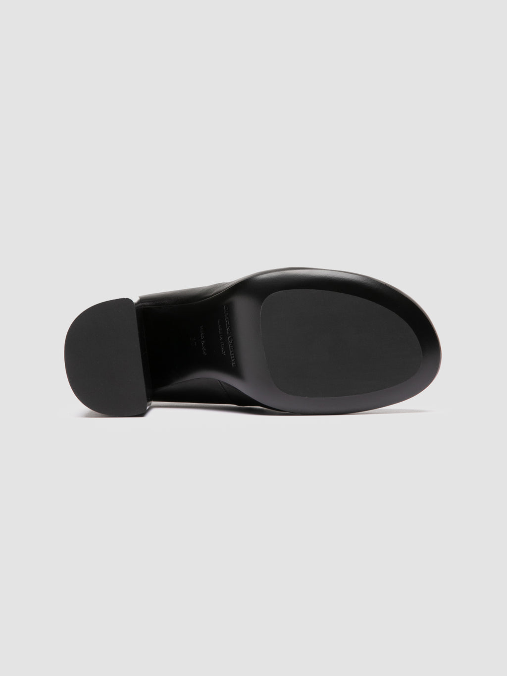 FELICIA 007 - Black Leather Mary Jane Shoes - image 5,side view