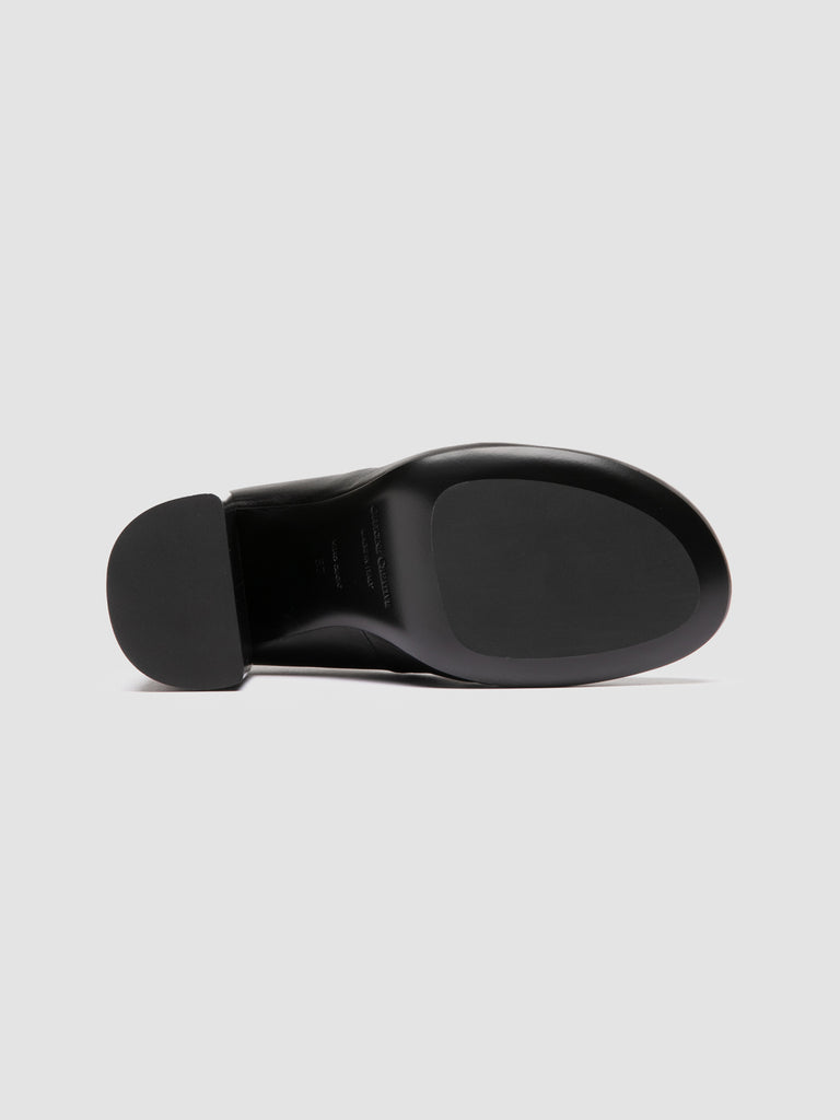 FELICIA 007 - Black Leather Mary Jane Shoes