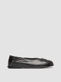 FONTAYNE 001 - schwarze Ballerinas aus Leder - thumb image 1,side view