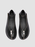 FONTAYNE 001 - schwarze Ballerinas aus Leder - thumb image 2,side view