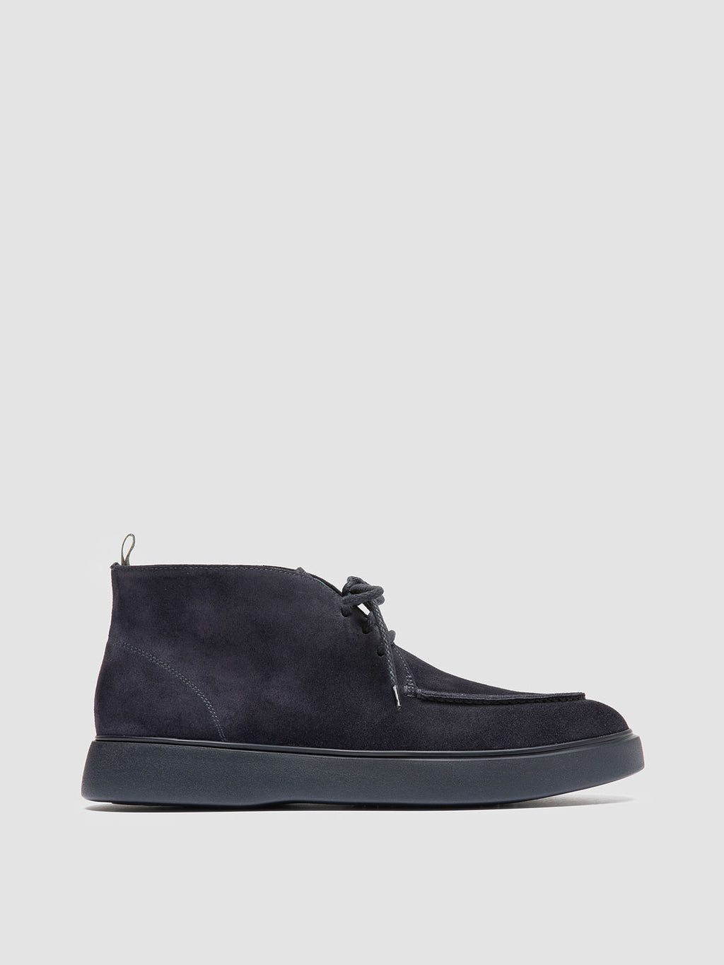 FRAME 002 - Navy Suede Chukka Boots - image 1,side view