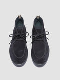 FRAME 002 - Navy Suede Chukka Boots - thumb image 2,side view