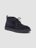 FRAME 002 - Blaue Chukka-Stiefel aus Wildleder - thumb image 3,side view