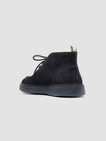 FRAME 002 - Navy Suede Chukka Boots - thumb image 4,side view
