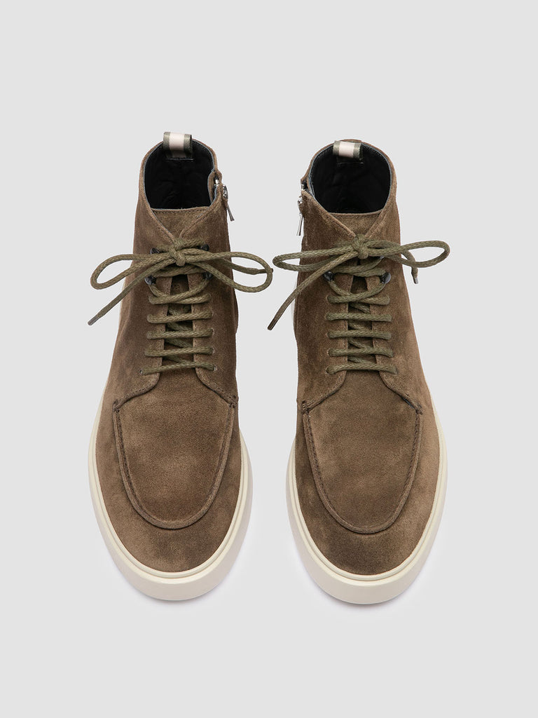 FRAME 004 - Brown Suede Lace-up Boots-hover