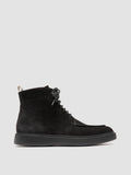 FRAME 004 - Schwarze Schnürstiefel aus Wildleder - thumb image 1,side view