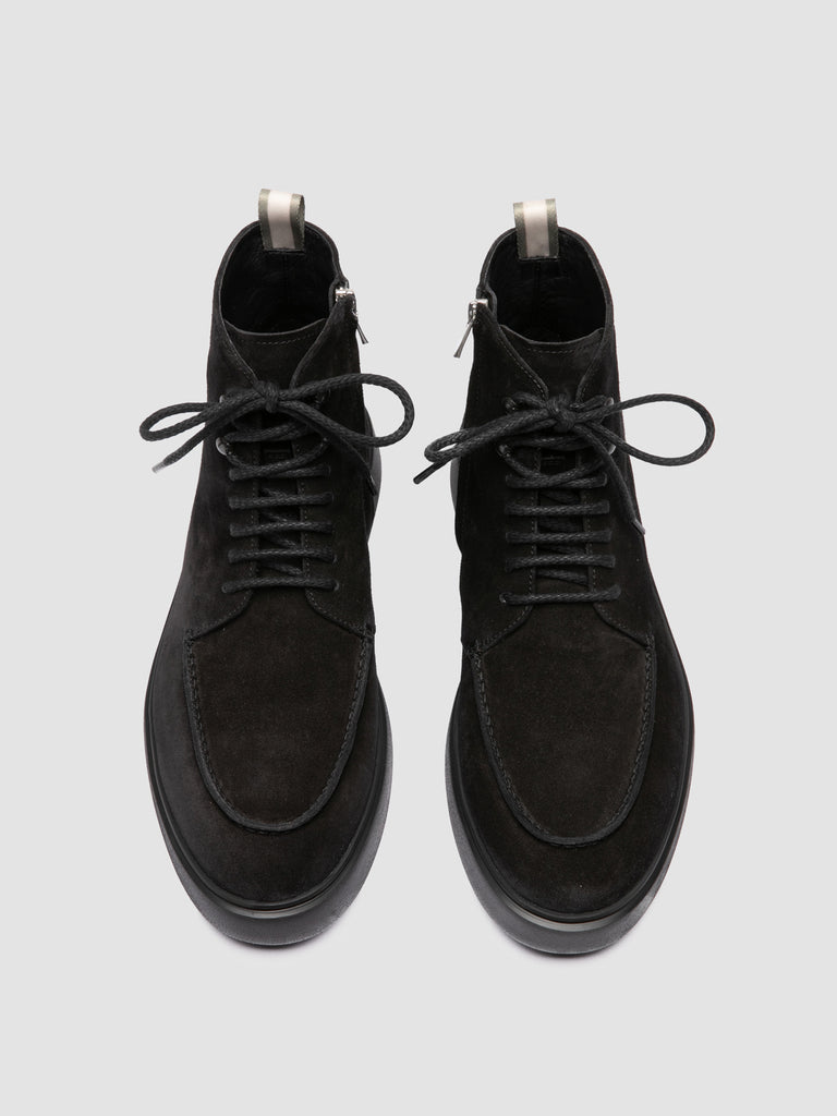 FRAME 004 - Black Suede Lace-up Boots Officine Creative - 2