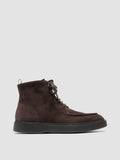 FRAME 004 - Brown Suede Lace-up Boots - thumb image 1,side view