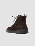 FRAME 004 - Brown Suede Lace-up Boots - thumb image 4,side view