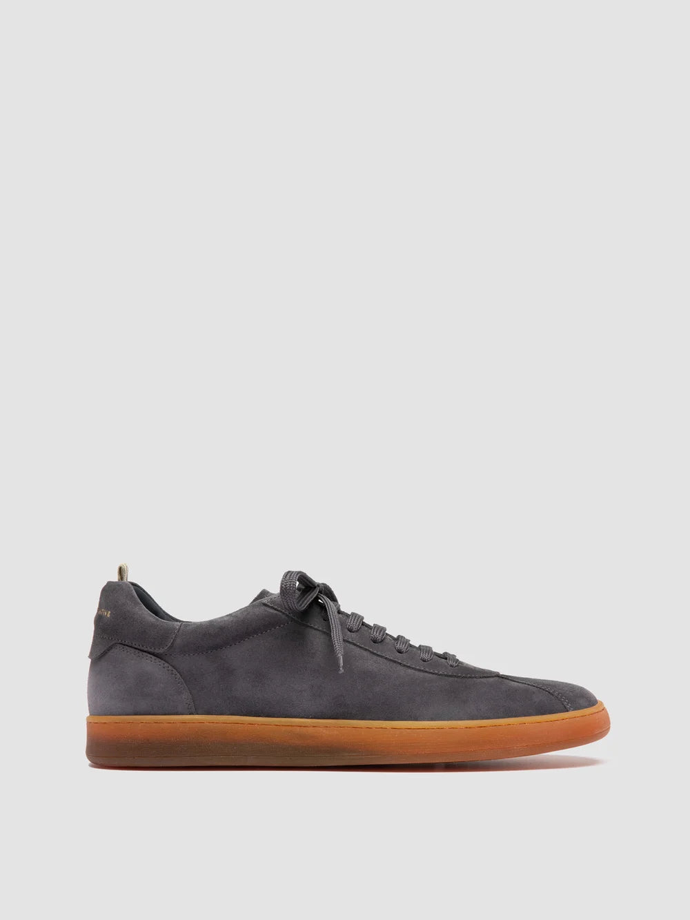 GINNASIO 001 - blaue Low-Top-Sneaker aus Wildleder - image 1,side view