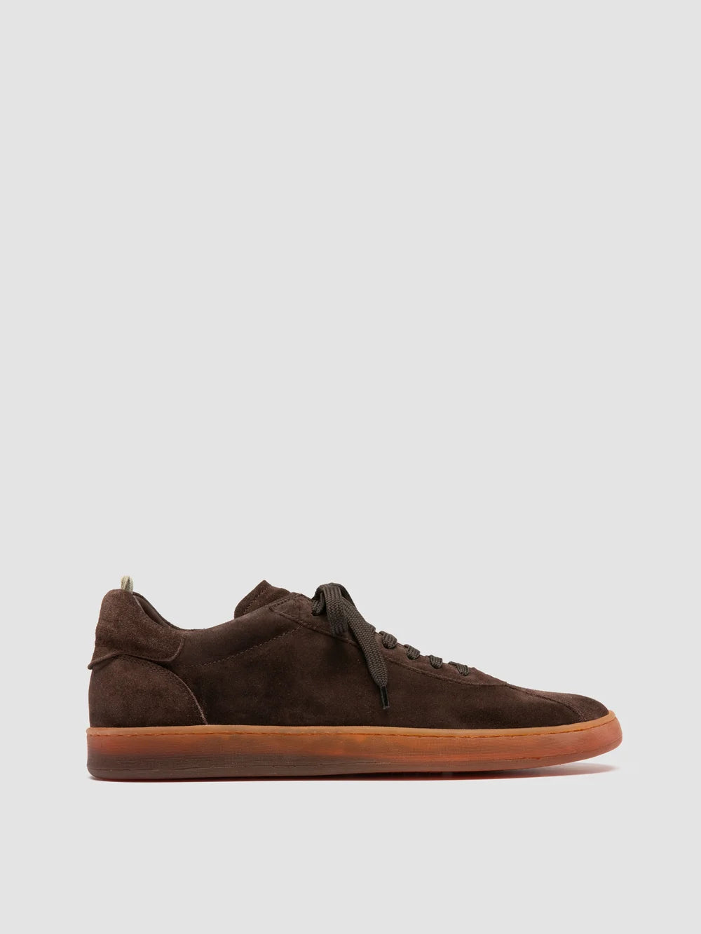 GINNASIO 001 - braune Low-Top-Sneakers aus Wildleder - image 1,side view