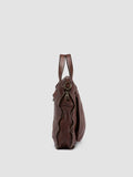 HELMET 046 - Brown Leather Briefcase - thumb image 3,side view