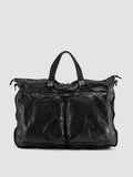HELMET 046 - Black Leather Briefcase - thumb image 1,side view