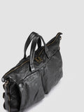 HELMET 046 - Black Leather Briefcase - thumb image 2,side view