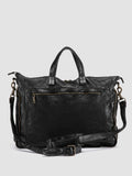 HELMET 046 - Black Leather Briefcase - thumb image 4,side view