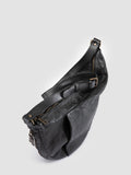 HELMET 50 - Schwarzer Gürtel aus Leder - thumb image 2,side view