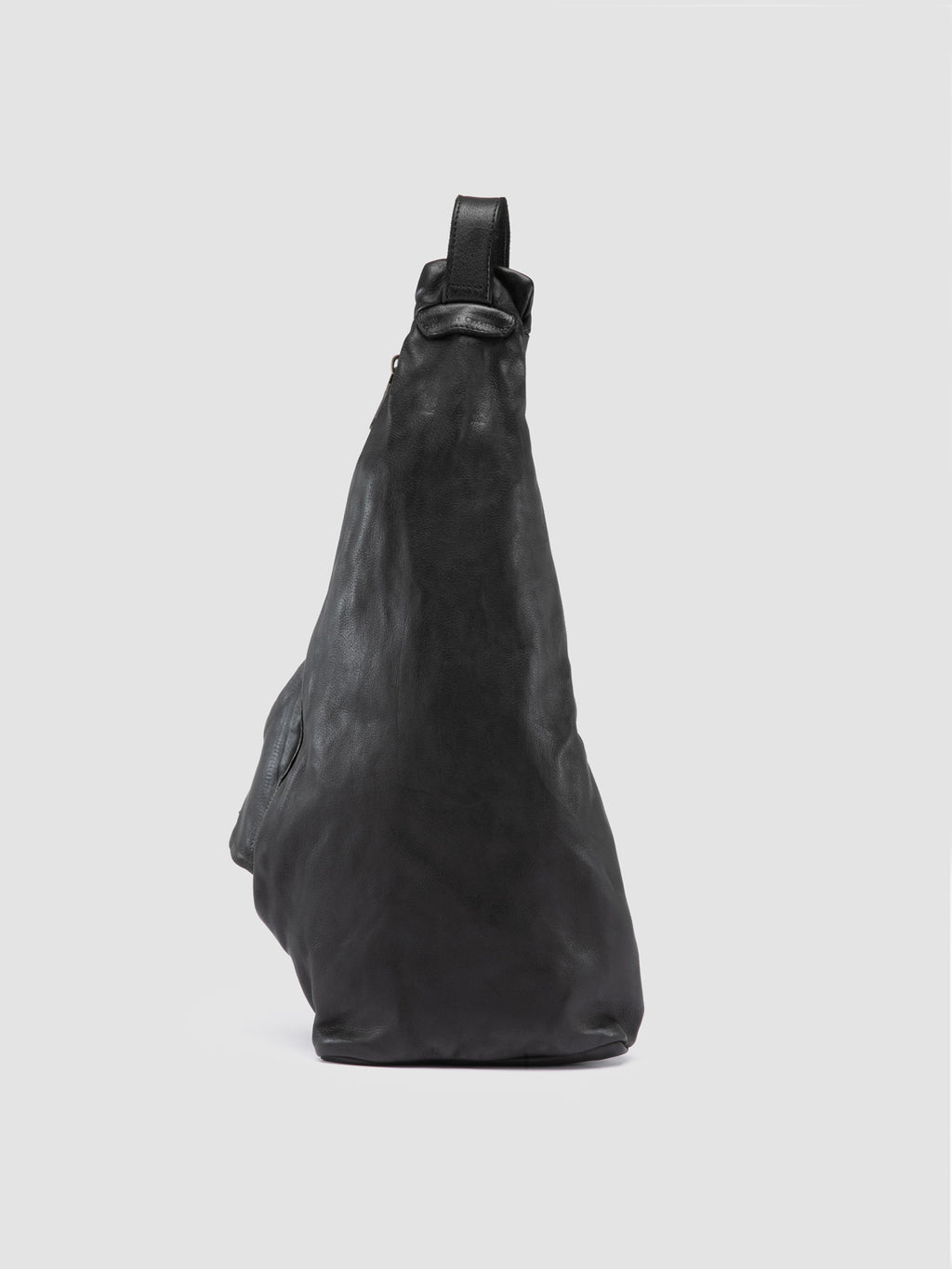 HELMET 30 - Black Leather Waistpack - image 1,side view