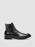 HIVE 036 - Grey Leather Ankle Boots - thumb image 1,side view