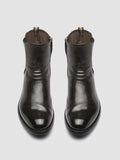 HIVE 036 - Grey Leather Ankle Boots - thumb image 2,side view