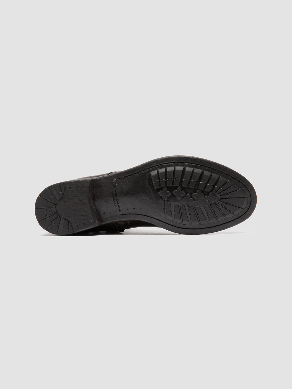 HIVE 005 - Brown Leather Zipped Boots - image 5,side view