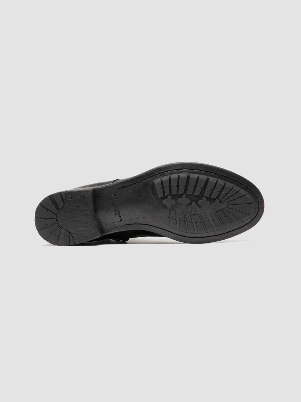 HIVE 005 - Black Leather Zipped Boots - image 5,side view
