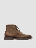HOPKINS FLEXI 203 - Taupe Suede Lace-up Boots - thumb image 1,side view