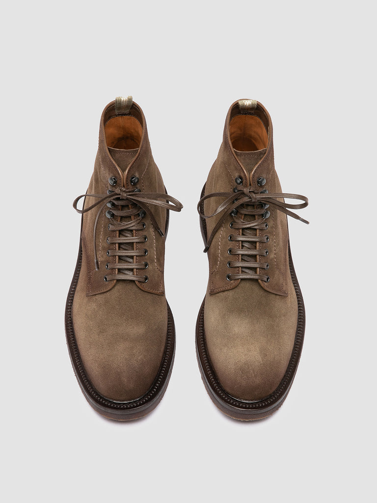 HOPKINS FLEXI 203 - Taupe Suede Lace-up Boots Officine Creative - 2