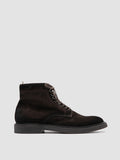 HOPKINS FLEXI 203 - Brown Suede Lace-up Boots - thumb image 1,side view