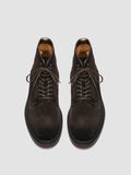 HOPKINS FLEXI 203 - Brown Suede Lace-up Boots - thumb image 2,side view