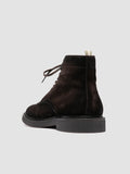 HOPKINS FLEXI 203 - Brown Suede Lace-up Boots - thumb image 4,side view