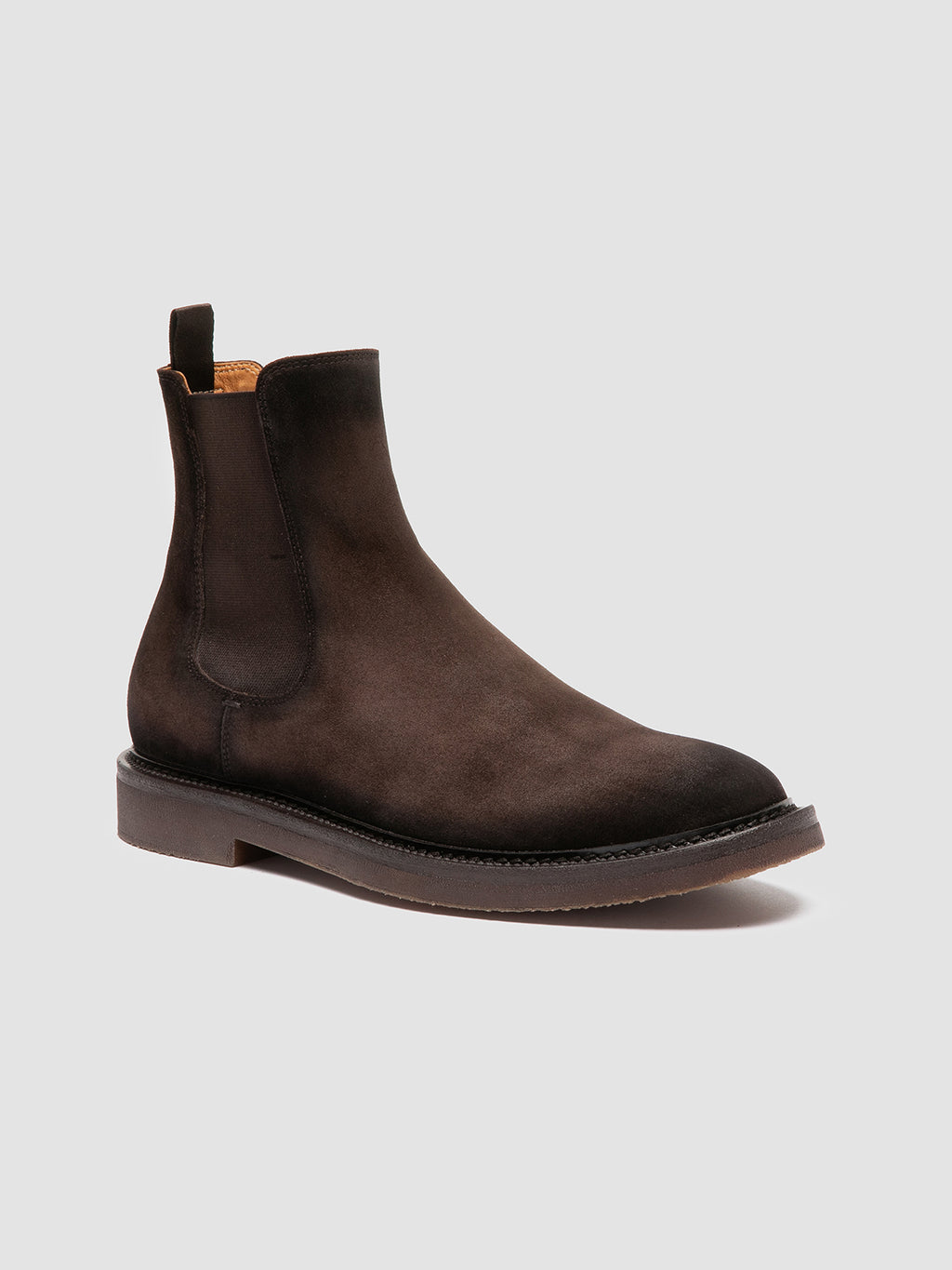 HOPKINS FLEXI 204 - Brown Suede Pull On Boots - image 3,side view