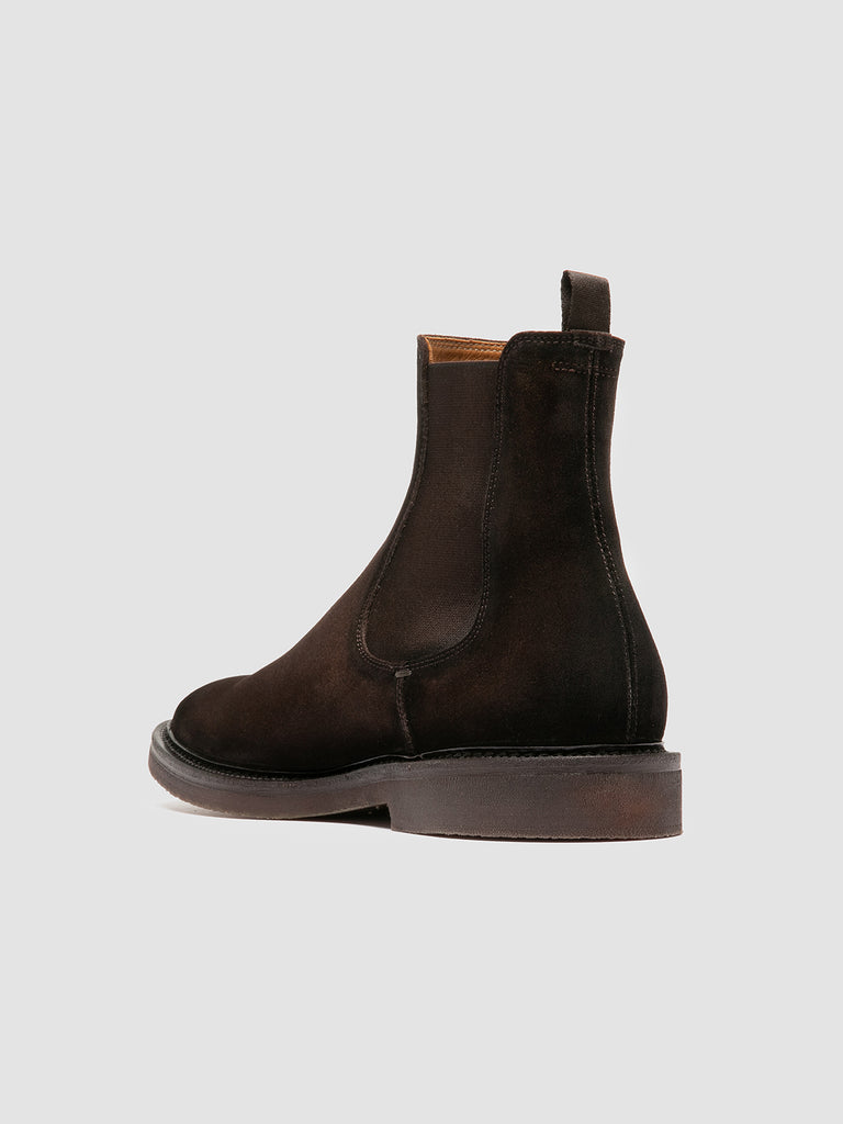 HOPKINS FLEXI 204 - Brown Suede Pull On Boots Officine Creative - 4