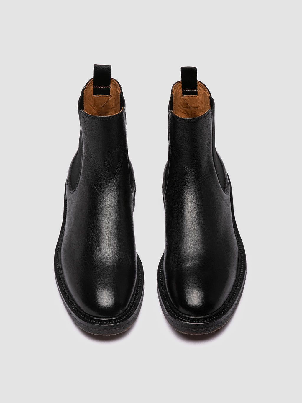 HOPKINS FLEXI 204 - Schwarze Chelsea-Lederstiefel - image 2,side view