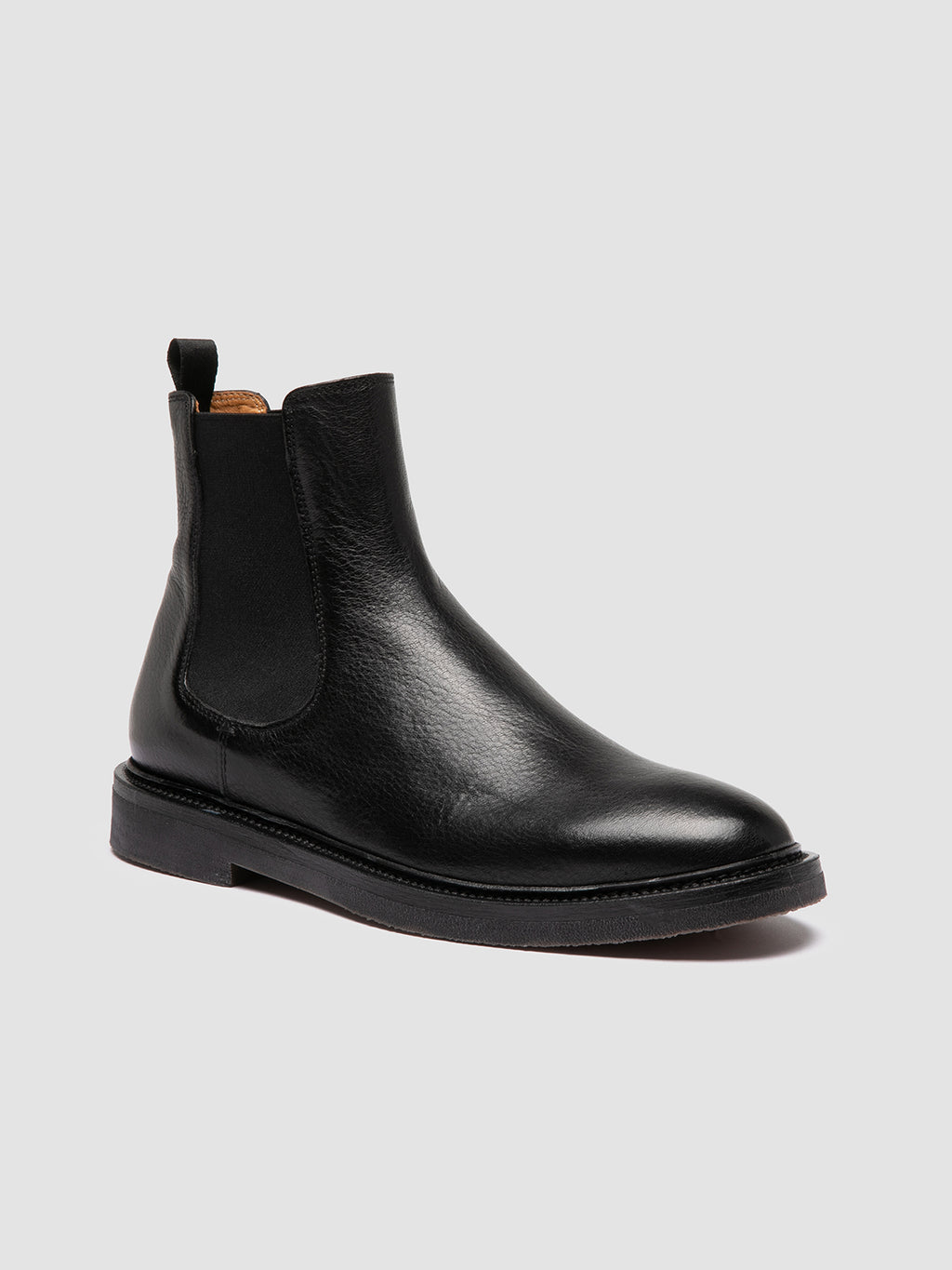 HOPKINS FLEXI 204 - Schwarze Chelsea-Lederstiefel - image 3,side view