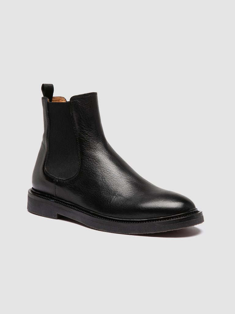 HOPKINS FLEXI 204 - Black Leather Chelsea Boots Officine Creative - 3