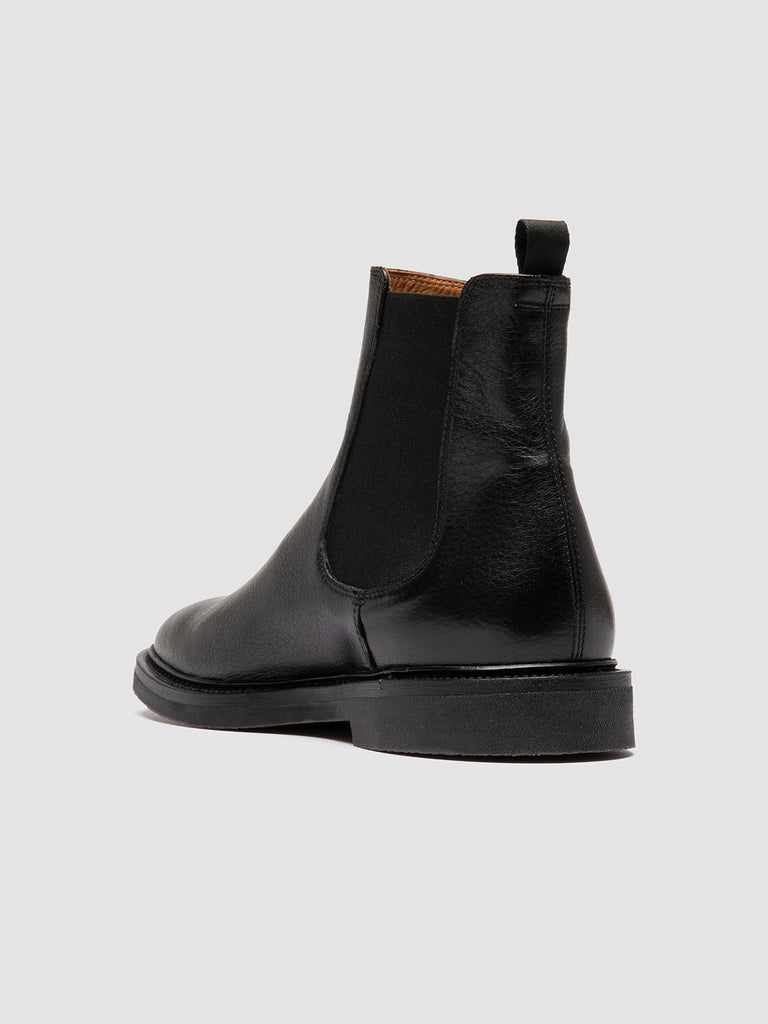 HOPKINS FLEXI 204 - Black Leather Chelsea Boots Officine Creative - 4