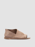 ITACA 046 - Taupe Suede Peep Toe Shoes - thumb image 1,side view