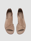 ITACA 046 - Taupe Suede Peep Toe Shoes - thumb image 2,side view