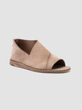 ITACA 046 - Taupe Suede Peep Toe Shoes - thumb image 3,side view