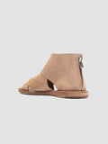 ITACA 052 - Beige Suede Peep Toe Sandals - thumb image 4,side view