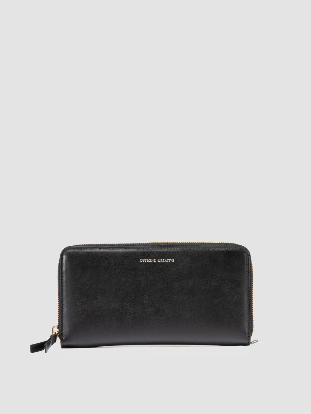 JULIET 01 - Schwarze Lederbrieftasche - image 1,side view