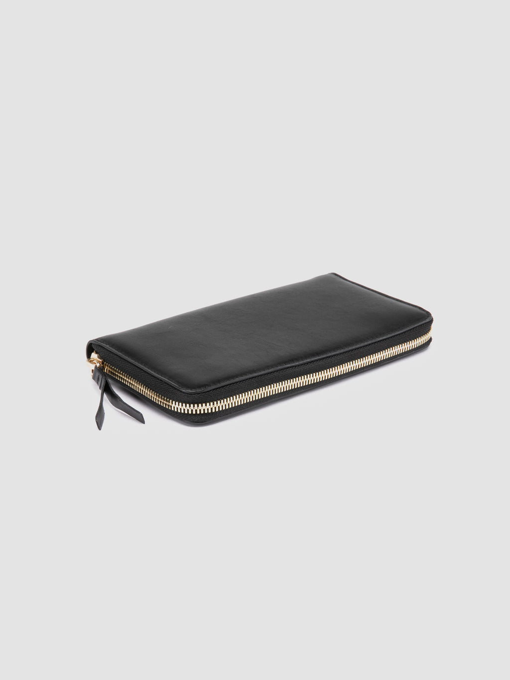 JULIET 01 - Schwarze Lederbrieftasche - image 3,side view