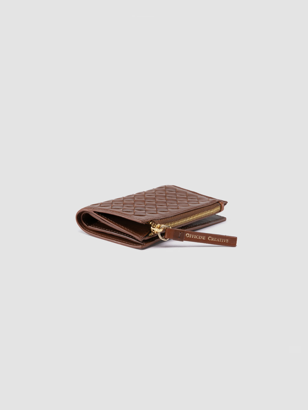 JULIET 204 - Brown Leather Wallet - image 3,side view
