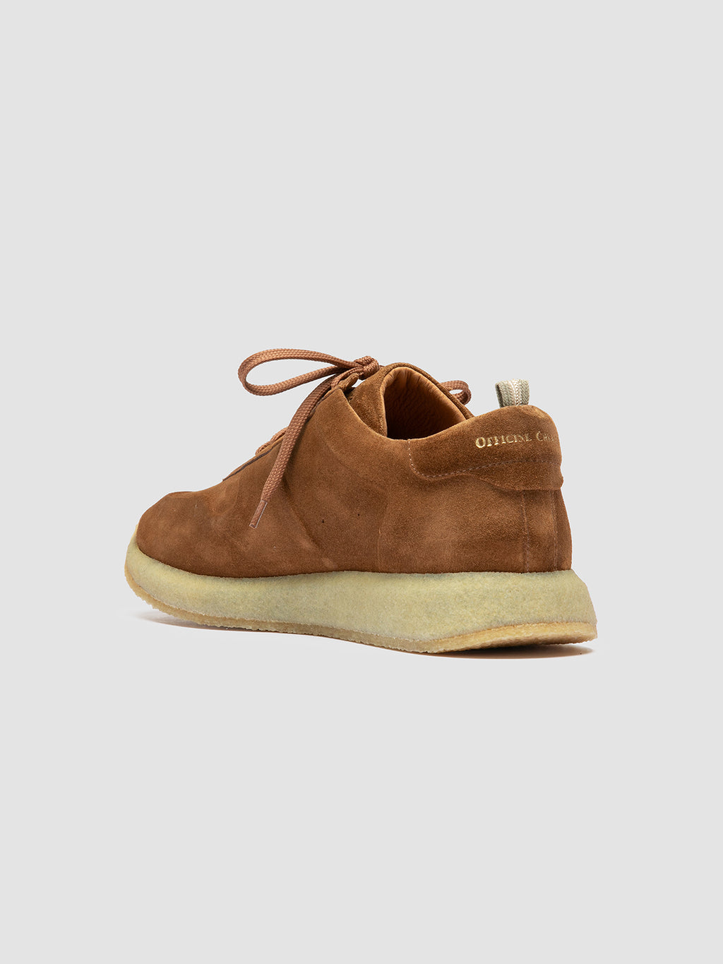 LEGEND 001 - Braune Low-Top-Sneakers aus Wildleder - image 4,side view