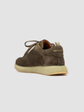 LEGEND 001 - Grüne Low-Top-Sneakers aus Wildleder - thumb image 4,side view