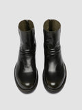 LEGRAND 169 - Green Leather Zipped Boots - thumb image 2,side view