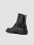 LEGRAND 169 - Green Leather Zipped Boots - thumb image 4,side view