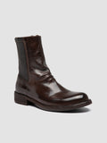 LEGRAND 171 - Braune Lederstiefel mit Reißverschluss - thumb image 3,side view
