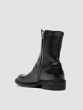 LEGRAND 171 - Schwarze Lederstiefel mit Reißverschluss - thumb image 4,side view